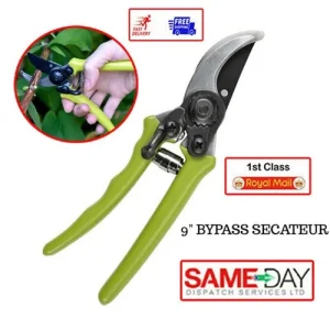 Deluxe Heavy Duty Bypass Garden Secateurs Plant Cutters Pruners Clippers Snip 9