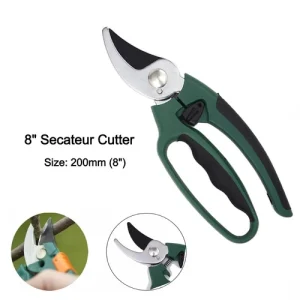 Manual Pruning Shears, Heavy Duty Best Bypass Pruner Garden Shears Professional